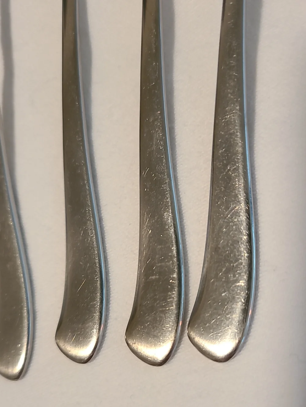 Wallace Stsinless 3 Tine Cocktail Or Seafood Forks, Set Of 8